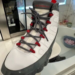 Fire Red Jordan 9’s